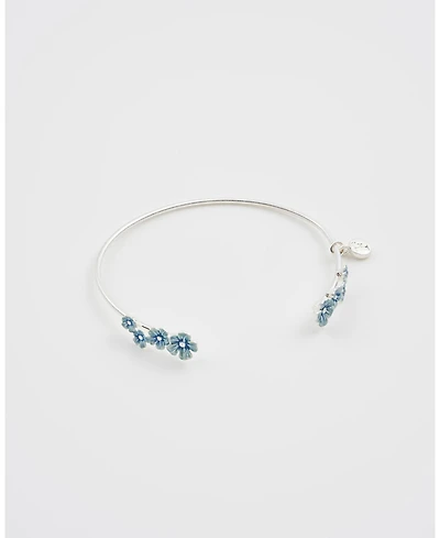 Fable England Forget Me Not Silver Bangle