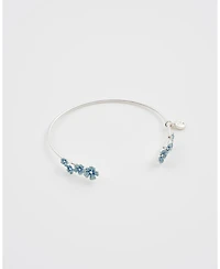 Fable England Forget Me Not Silver Bangle