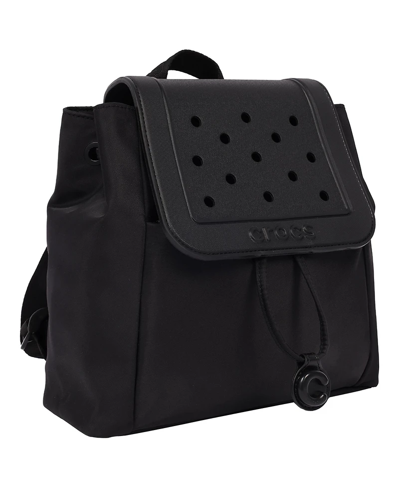 Crocs Mini Fashion Backpack with Eva Flap Jibbitz Compatible Small Purse