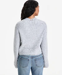 And Now This Petite Front-Tie Cardigan Sweater, Macy's Exclusive