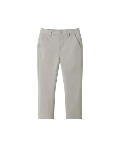Andy & Evan Little and Big Boys 4T- 5 Navy Motion-Chinos