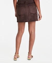And Now This Women's Faux-Suede Mini Skirt, Macy's Exclusive