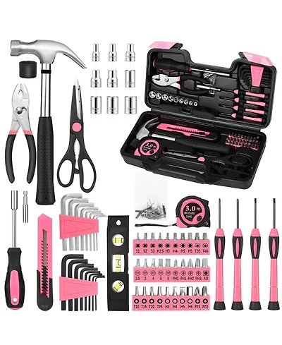 Xdovet Tool Kit Home Repair Toolbox Women Office College