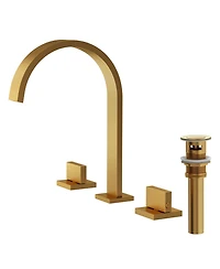 Everstein Widespread Bathroom Faucet 3 Hole, 2-handle Sink with Drain Assembly