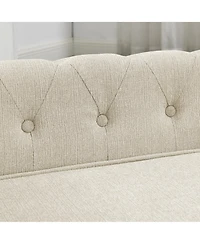 Zeny Bliss Mid-Century Large Dog Sofa with Tapered Legs, Orthopedic Cushion and Stain-Resistant Fabric