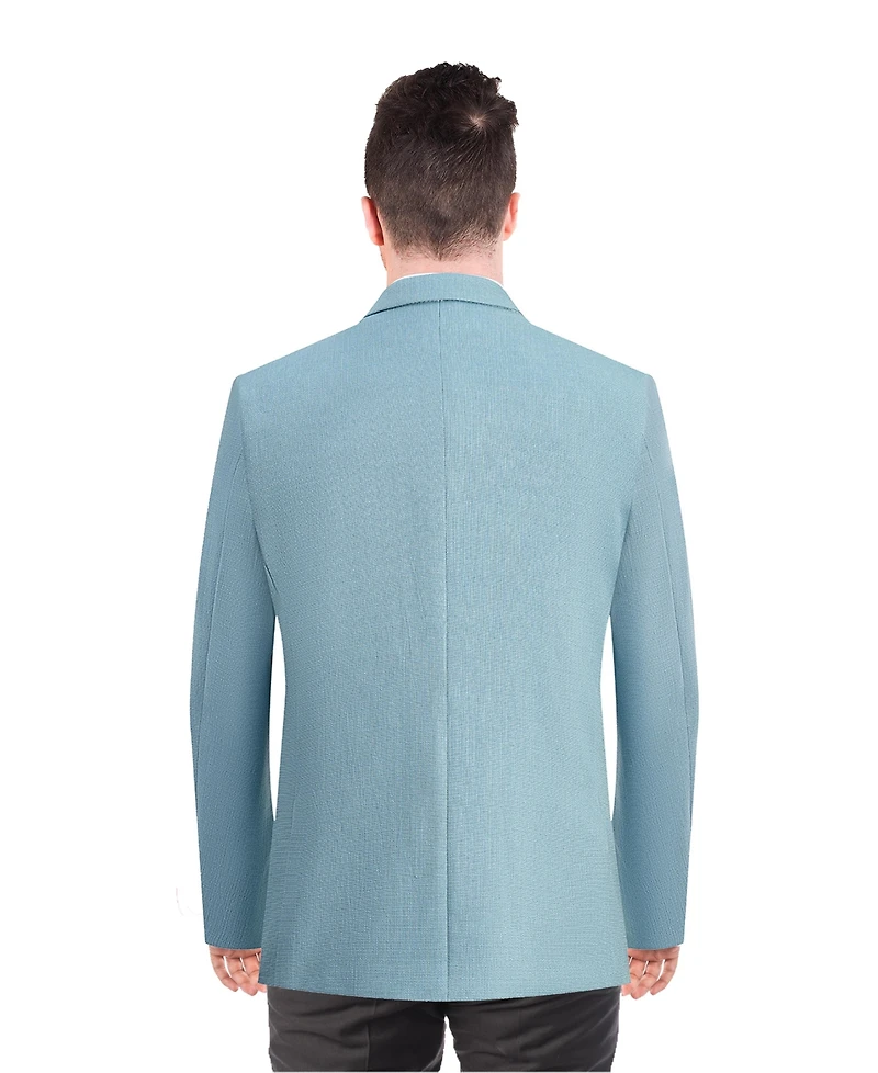 Elie Balleh Men's Slim Fit Solid Blazer Sports Coat