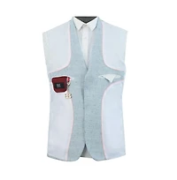 Elie Balleh Men's Slim Fit Solid Blazer Sports Coat