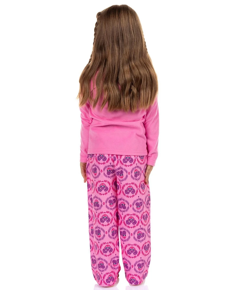 Sesame Street Toddler Girls Abby Cadabby 2PC Long-Sleeve Lounge Sleep Pajama Set
