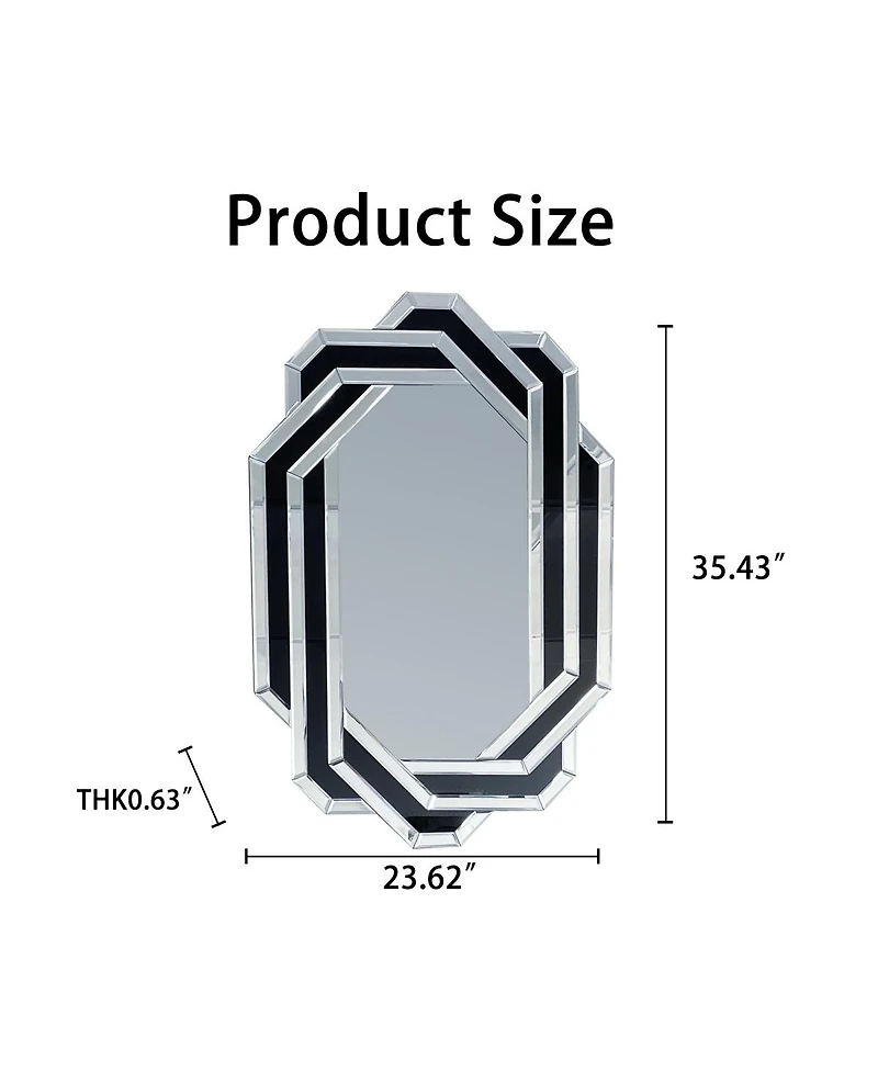 Laoties Modern Luxury Decorative Vanity Mirror for Bathroom and Living Room