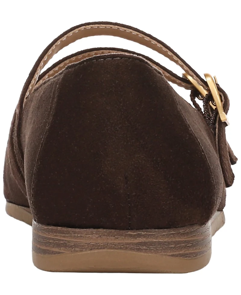 Dr. Scholl's Women's Violet Mary Jane Buckle Flats