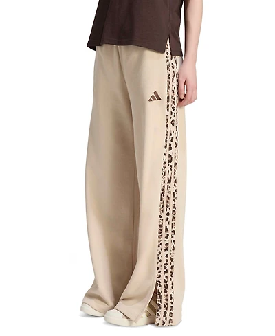 adidas Women's Seasonal Essentials Animal Print 3-Stripes Pants