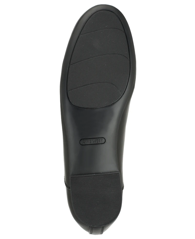 Nine West Women's Jazzy Leather Lace-Up Oxford Flats
