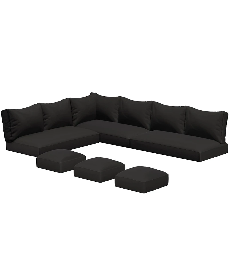 Aecojoy 4 inch Patio Cushions for Outdoor Furniture