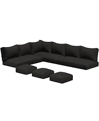 Aecojoy 4 inch Patio Cushions for Outdoor Furniture