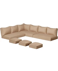 Aecojoy 4 inch Patio Cushions for Outdoor Furniture