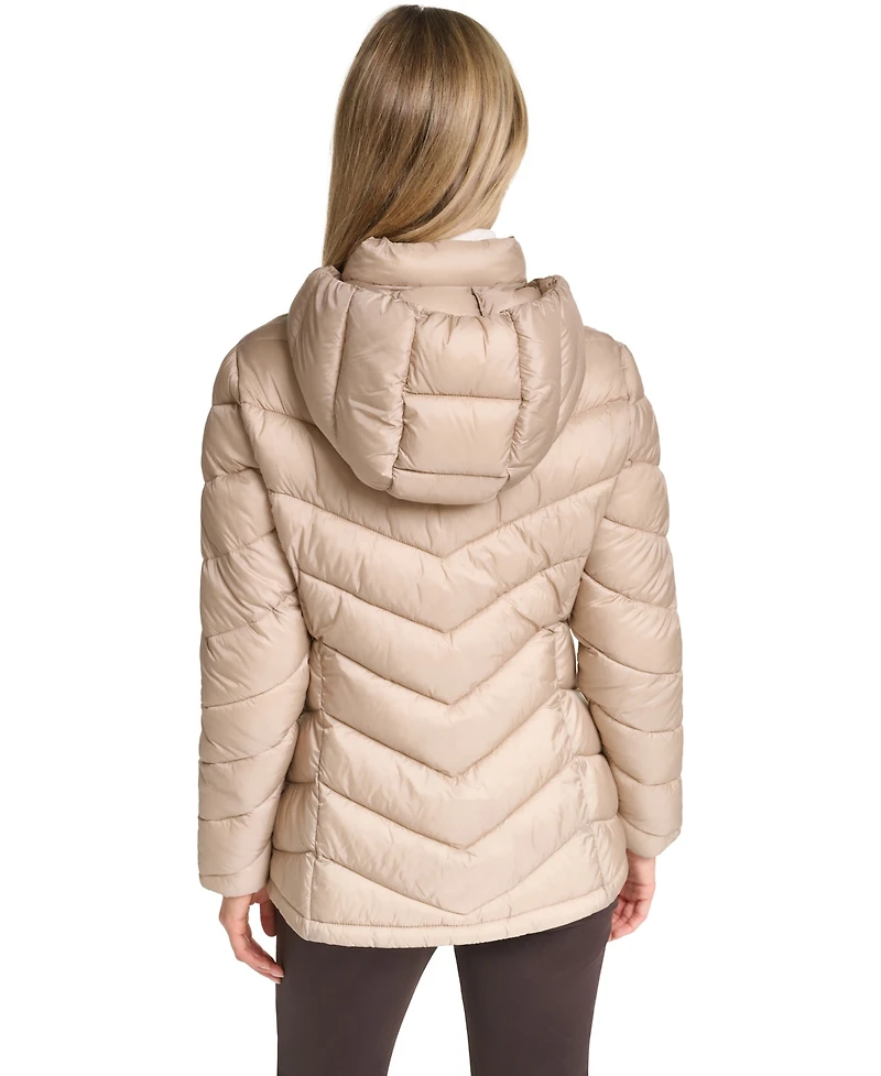 Charter Club Women's Packable Hooded Puffer Coat