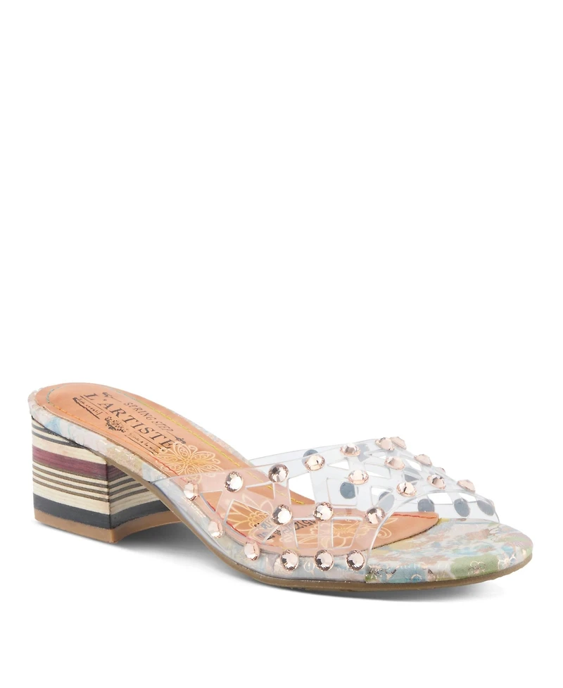 L'Artiste Women's Slides with Cushioned Insole