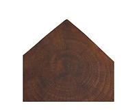 sumyeg Hourglass Twisted Side Table Hand-Finished Artisanal Accent No Assembly Indoor Outdoor