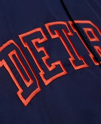 Mitchell & Ness Men's Navy Detroit Tigers Full-Snap Hooded Coaches Jacket