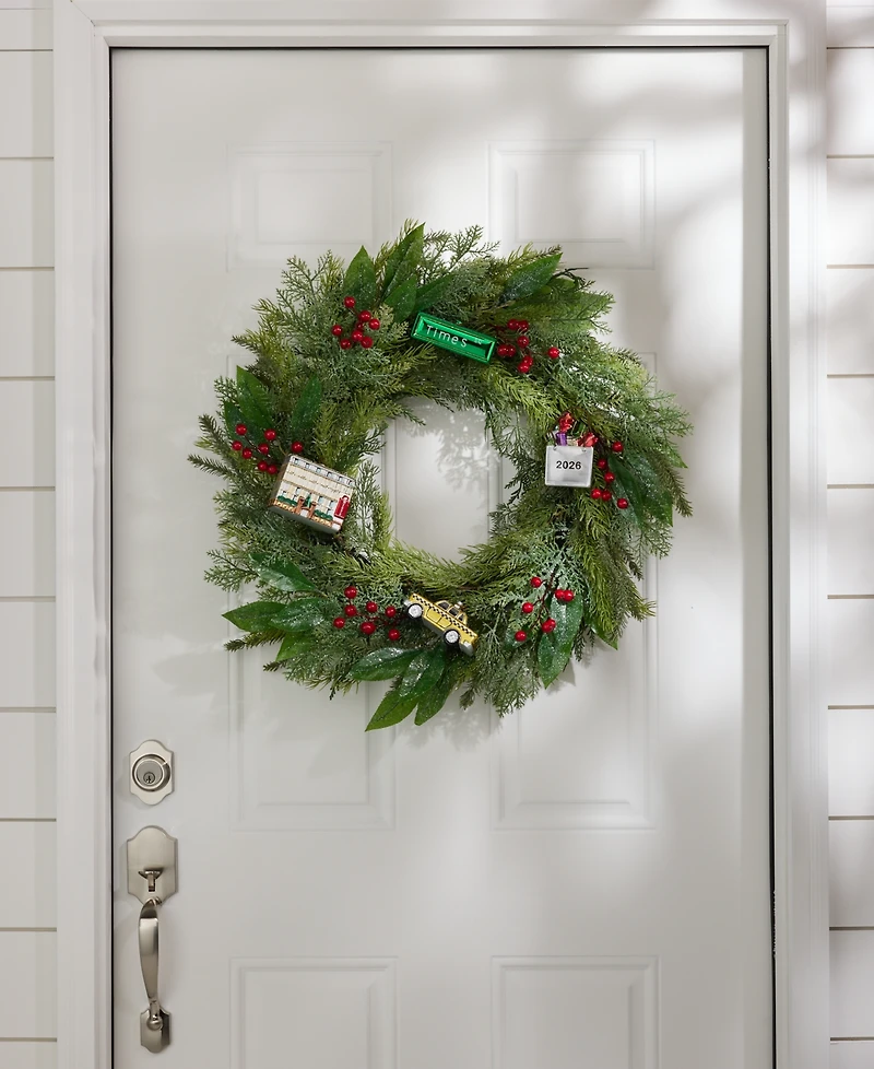 Holiday Lane Heritage Macy's Nyc Wreath, Macy's Exclusive