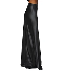 Jluxlabel Women's Tradition Satin Maxi Skirt