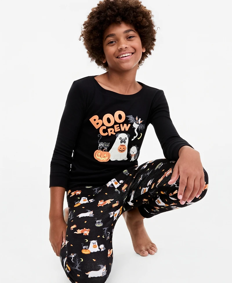 Holiday Lane Little & Big Kids Halloween Mix It Snug Fit Matching Family Pajamas Set, Created for Macy's