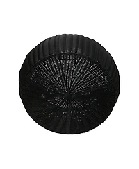 Household Essentials Handwoven Barrel Side Table