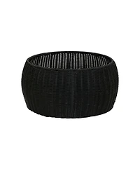 Household Essentials Handwoven Barrel Side Table