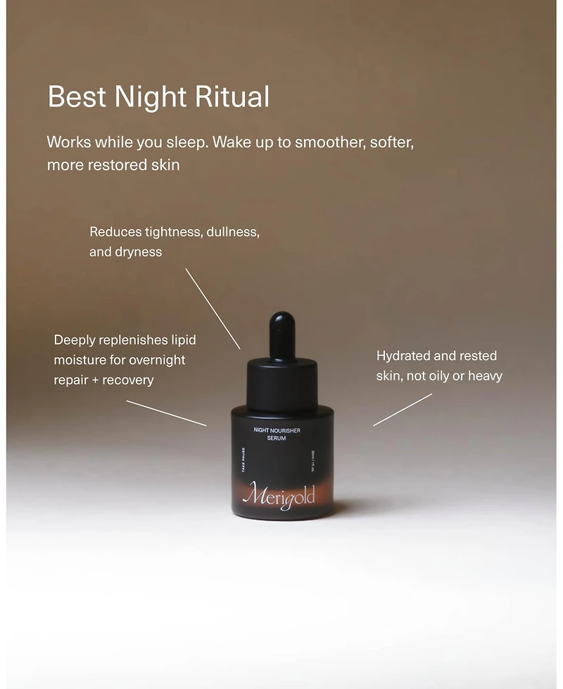 Merigold, Gua Sha and Night Nourisher Serum Bundle