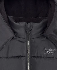 Reebok Toddler Boys' 2T-5T Hooded Fleece-Lined Puffer Jacket