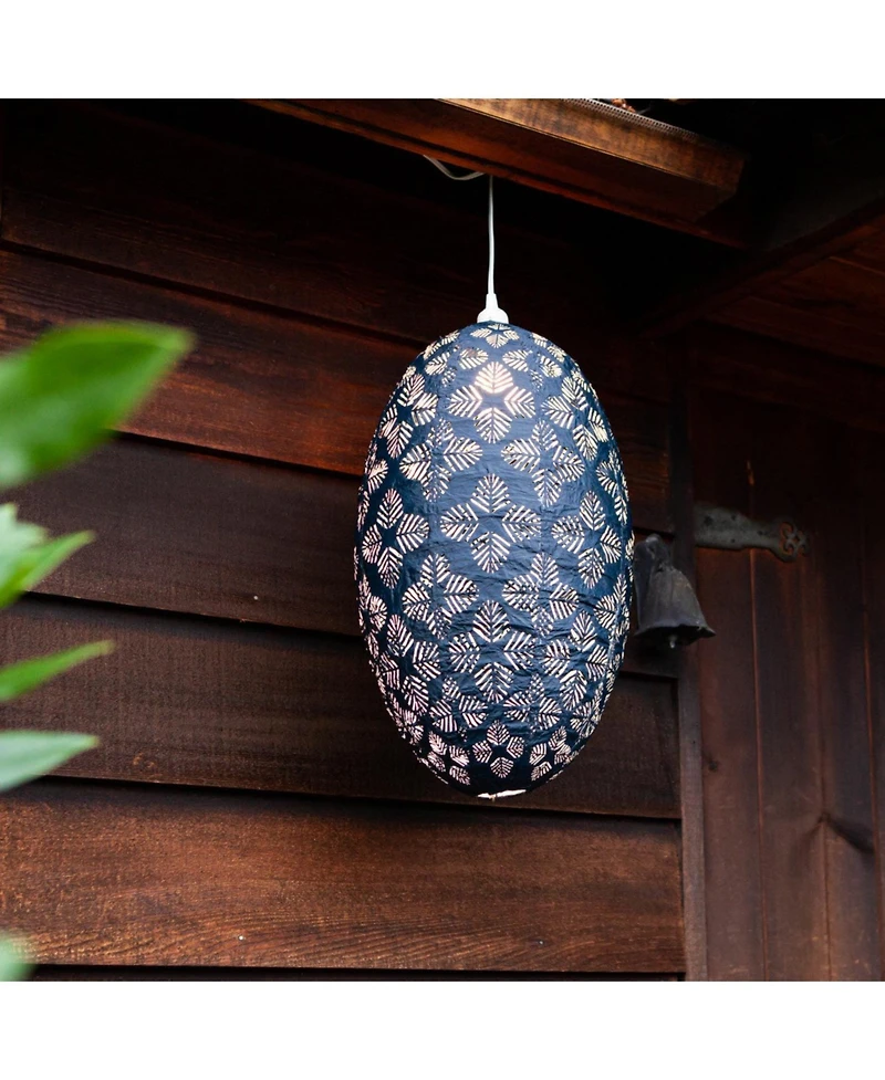 Allsop Home & Garden, Soji Stella Nova Geo Palm Pod - 22" Indoor / Outdoor Pendant Lamp (120V)