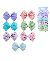 Bingo and Bluey Hair Bows 7-Piece Set Official License, Bluey Accessories