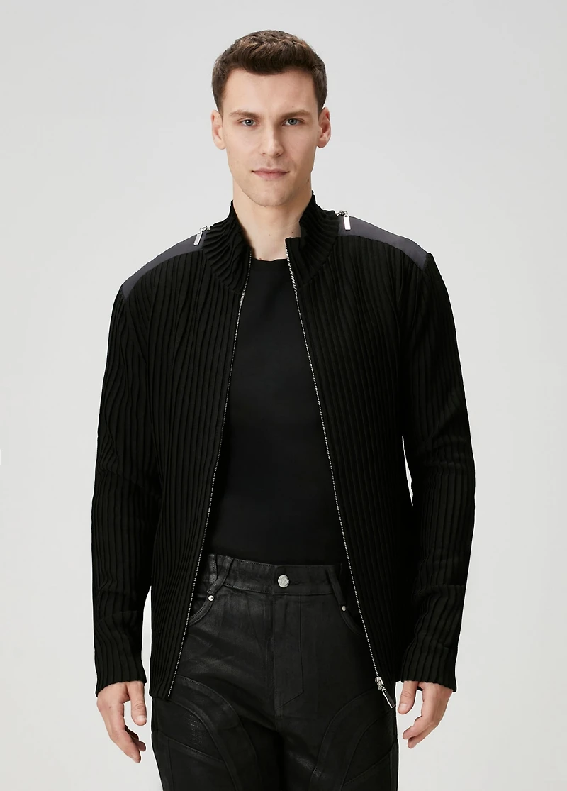 Pcfg Men's Zip Detail Knit Cardigan