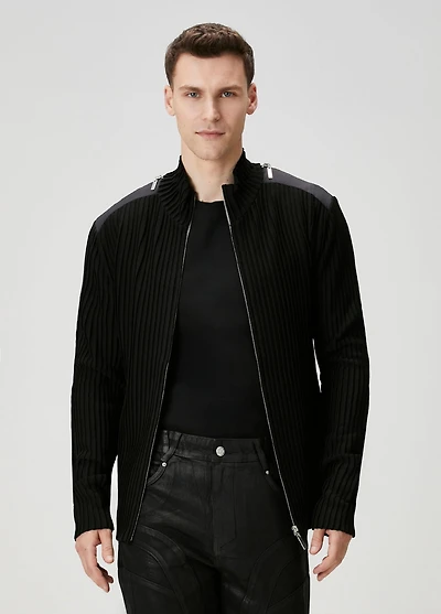 Pcfg Men's Zip Detail Knit Cardigan