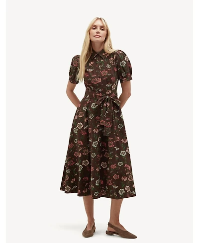 Hobbs London Women's Carly Fit Flare Midi Dress