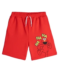 Sesame Street Toddler Boys' 2T- 4T Athletic French Terry Shorts Multipack