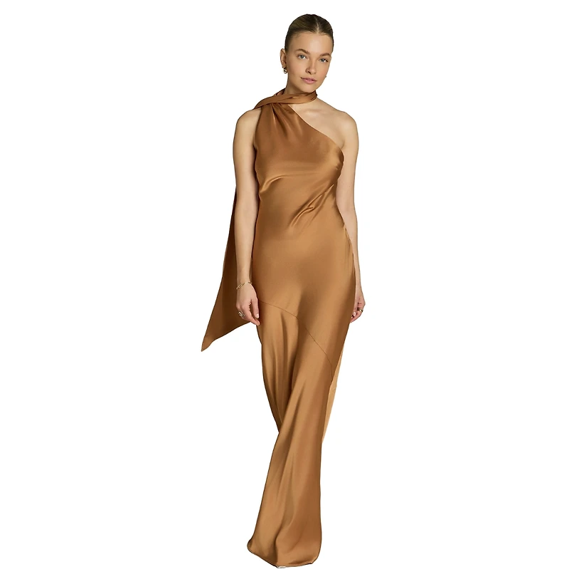 Rewritten Women's Raye One Shoulder Maxi Dress