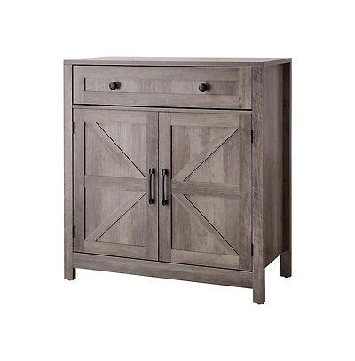 Sugift Coffee Bar Cabinet Farmhouse Coffee Bar Table with Drawer
