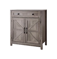 Sugift Coffee Bar Cabinet Farmhouse Coffee Bar Table with Drawer