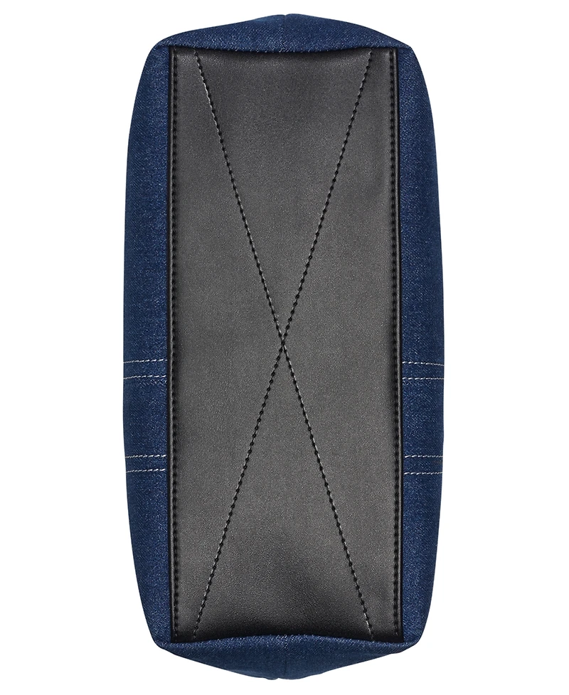 Calvin Klein Averil Denim Zip-Top Large Crossbody Handbag