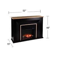Augusta Home Cardington Color Changing Fireplace