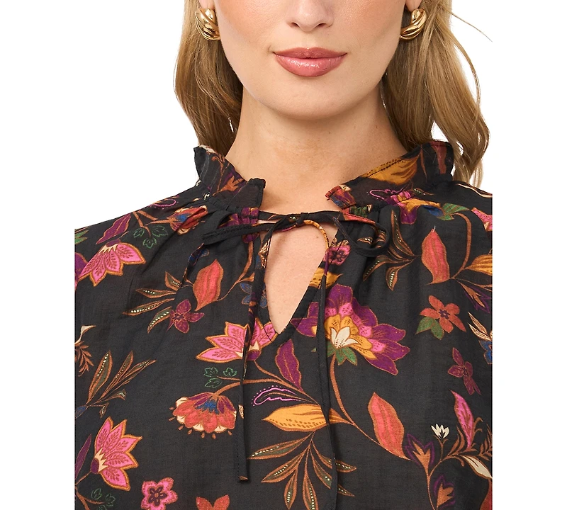 Vince Camuto Women's V-Neck Flutter-Sleeve Blouse