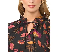 Vince Camuto Women's V-Neck Flutter-Sleeve Blouse