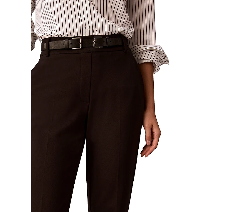Calvin Klein Petite High-Rise Bootcut Pull-On Pants
