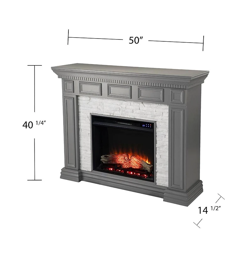 Augusta Home Dakesbury Electric Fireplace