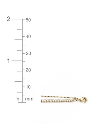 And Now This Crystal & Heart Double Row Ankle Bracelet