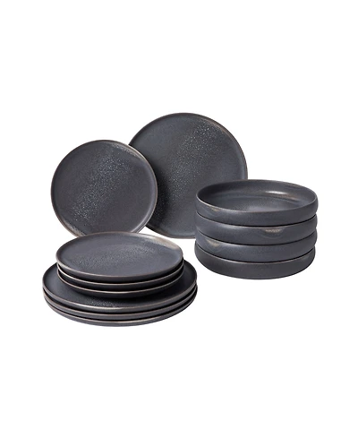 Fortessa Cloud Terre Iceland 12-Piece Dinnerware Set, Service for 4