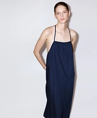 Mango Women's A-Line Denim Dress