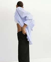 Mango Women's Linen Balloon Pants