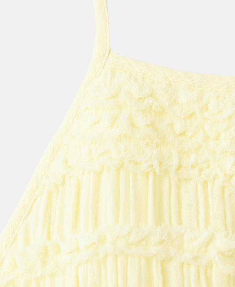 Mango Women's Shirred Crinkle Halter-Neck Dress
